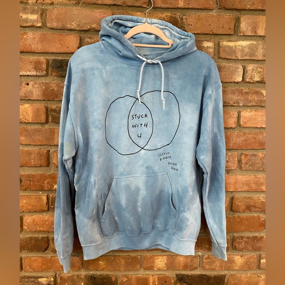 Justin & Ariana Stuck With U Hoodie - Size Medium